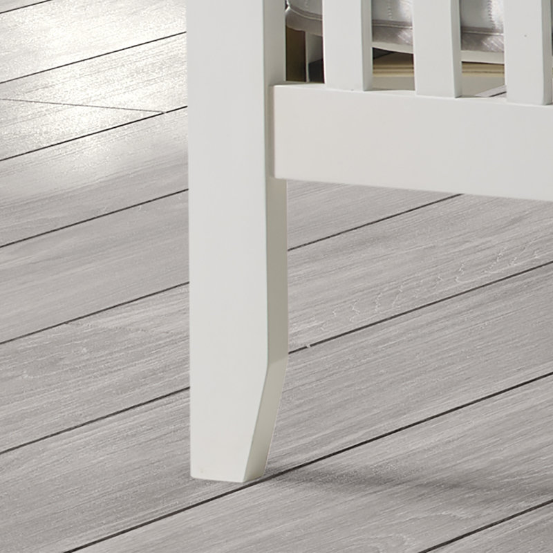 Alyn Bed, White, Small Double (4')