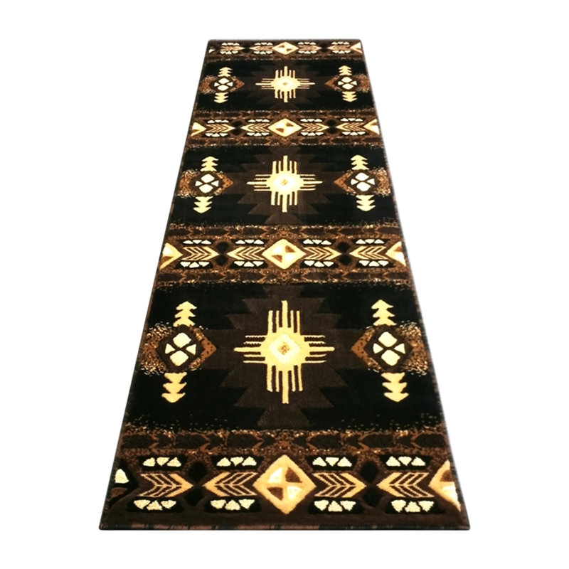 Traditional Olefin Fiber Leitha, Runner 2' x 7'