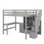 Lit mezzanine double avec bureau et tiroirs-1293054934