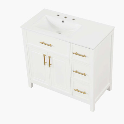 Base de meuble-lavabo simple 36 po seulement