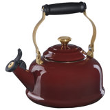 1.7 Qt. Enamel on Steel Whistling Tea Kettle