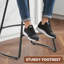 Tabouret de comptoir rembourré avec structure en métal-1010880036-1010880037