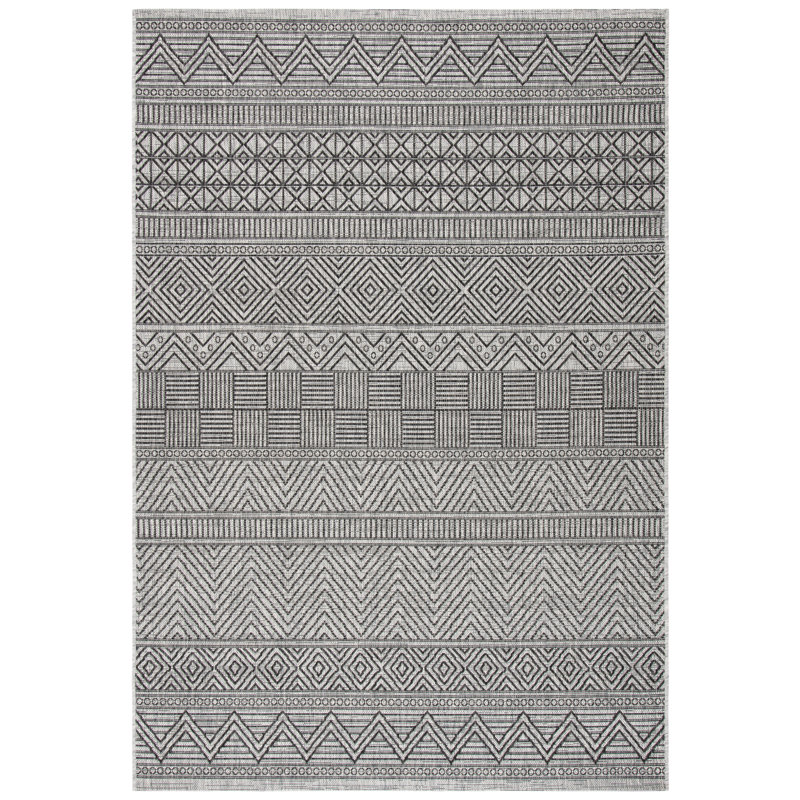 Jacian Performance Geometric Indoor/Outdoor Area Rug, Rectangle 5'3" x 7'7"