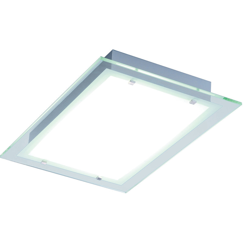 Plafonnier semi-encastré Contempra, H 3 po x l 13,75 po x P 21,5 po