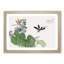 Dragonflies on a Flower by Morimoto Toko - Picture Frame Painting Print-55734302-55734301
