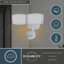 Projecteur d'extérieur 12,5 watts à DEL Dusk to Dawn avec capteur de mouvement (paquet de 1)-86691147