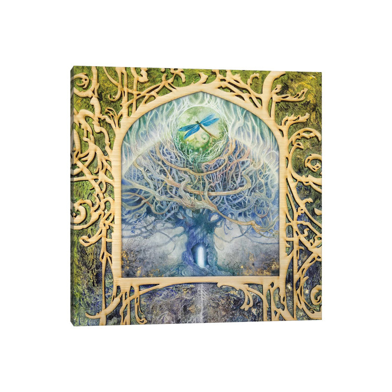 Verdant Peek II by Stephanie Law - Wrapped Canvas Gallery-Wrapped Canvas Giclée, 66.04 cm H x 66.04 cm W x 1.91 cm D