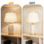 Modern Ceramic Table Lamp With Linen Shade