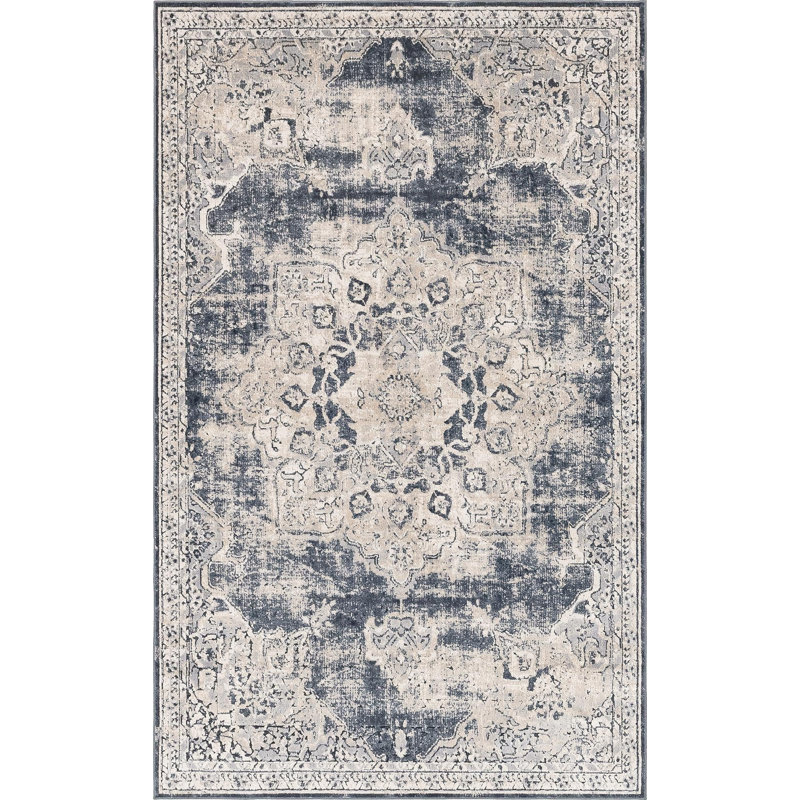 Arella Geometric Indoor Rug, Rectangle 5'3" x 8'
