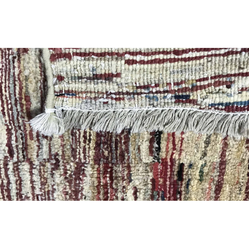 Hand-Knotted High-Quality Beige Area Rug