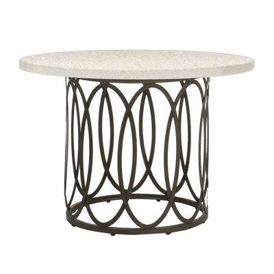 Ella 28.75" Round Aluminum Table Base