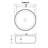 Ruvati 18 inch Round Bathroom Vessel Sink White Above Vanity Counter Circular Porcelain Ceramic