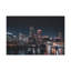 «Boston Night Skyline», toile d'art à couper le souffle, paysage urbain époustouflant-1564442815