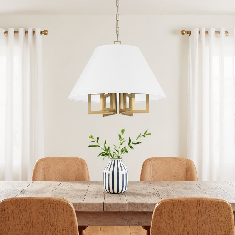 Belaire Manette 6 - Light Cone Classic Chandelier