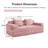 Modern Modular 2-Seat Sofa Couch