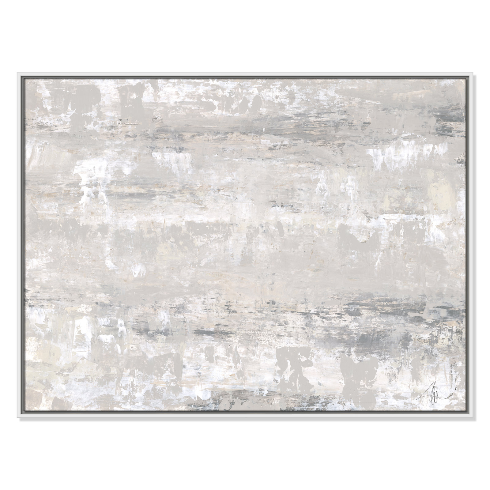 Desert Winds by Filippo Ioco - Print, White Framed Canvas, 31.5" H x 41.5" W x 2" D