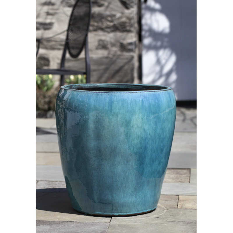 Ellesmere Handmade Planter, Aqua