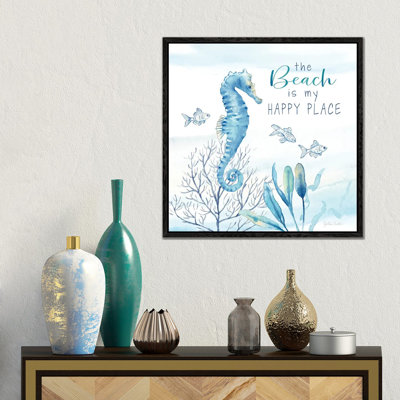 Great Blue Sea XIX by Cynthia Coulter - Floater Frame Gallery-Wrapped Canvas Giclée on Canvas