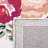 Delmarie Hand Tufted Wool/Cotton Floral Rug in Pink/Red/Ivory-418876236