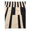 Tapis noir et blanc Noor