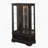 Lighted Glass Curio Cabinet With Bulb, 2-Door Display Cabinet With Drawer And Adjustable Shelves-361745912