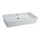 WS Bath Collections City 18.3'' Glossy White Ceramic Rectangular Bathroom Sink with Overflow