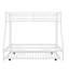 Lit simple sur lit double avec structure en acier robuste, lit superposé avec lit gigogne simple, échelles à deux côtés-1711515249