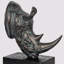 Serre-livres décoratifs Rhinoceros Head-727031395