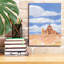 Toile épique Graffiti «Wheatfield Barn 1» par Annie Warren, 12 po x 16 po-1512542639