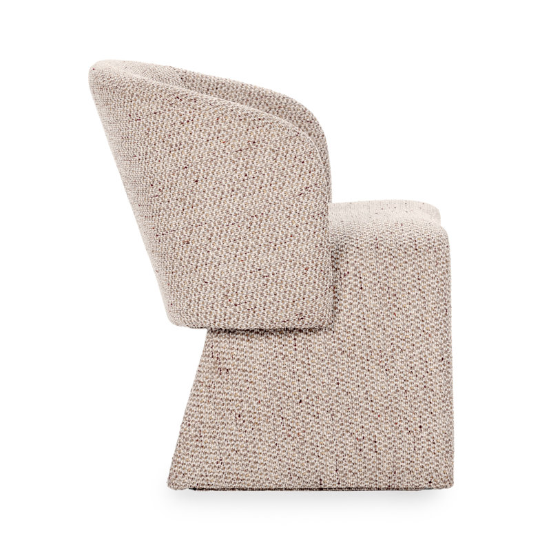 Halstead Upholstered Arm Chair, Gold