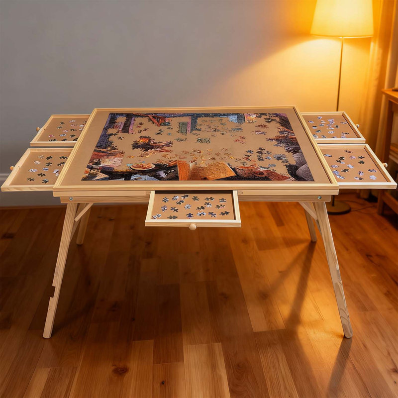 1500 Piece Puzzle Table with 5 Drawers