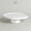 over&back Coupe Stoneware Round Cake Stand - Dessert Holder Perfect For Pies, Cakes, Cupcakes, Sweets, And More - All-occasion Decorative Display Dish - 11.1" D X 3" H - Semi-matte-101382785