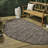 Omid Modern Rustic Abstract Natural/Black Indoor/Outdoor Rug-687097972