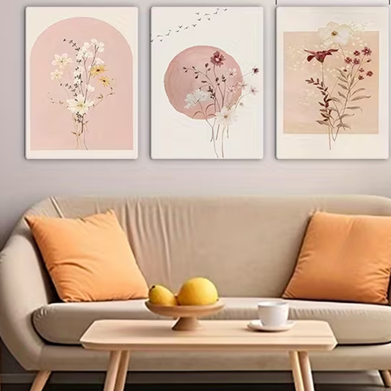 3 Piece Wrapped Canvas Print, 30 cm H x 60 cm W