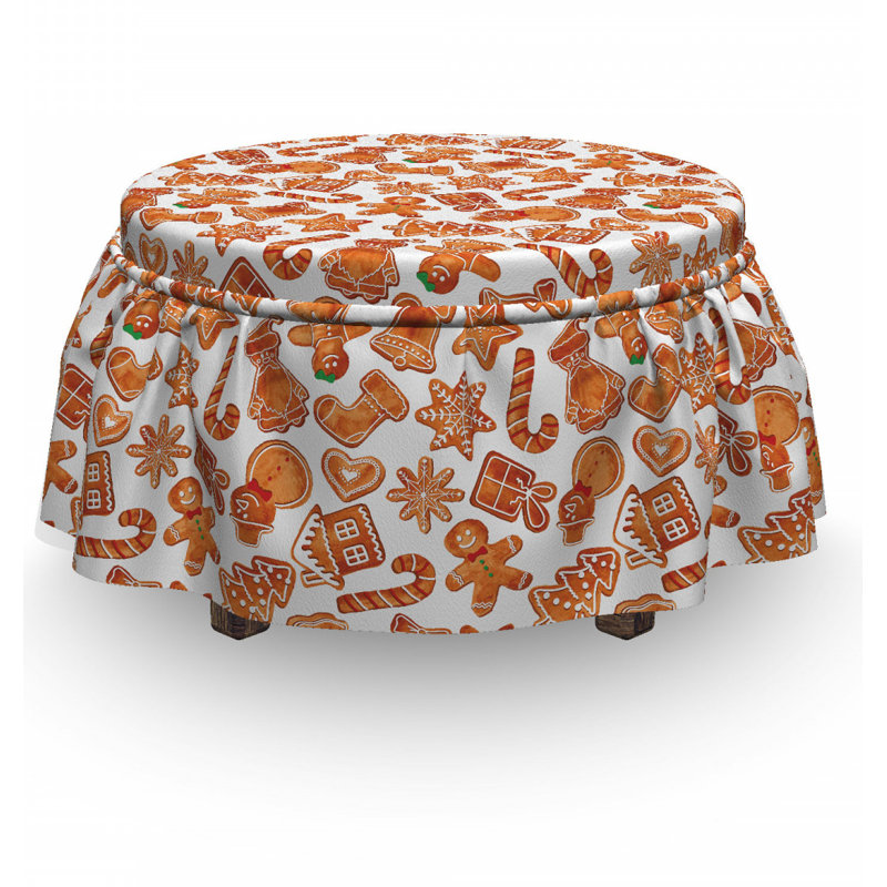 Box Cushion Ottoman Slipcover