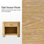 Table de chevet 1 tiroir Waynesville Palazzo-616179059