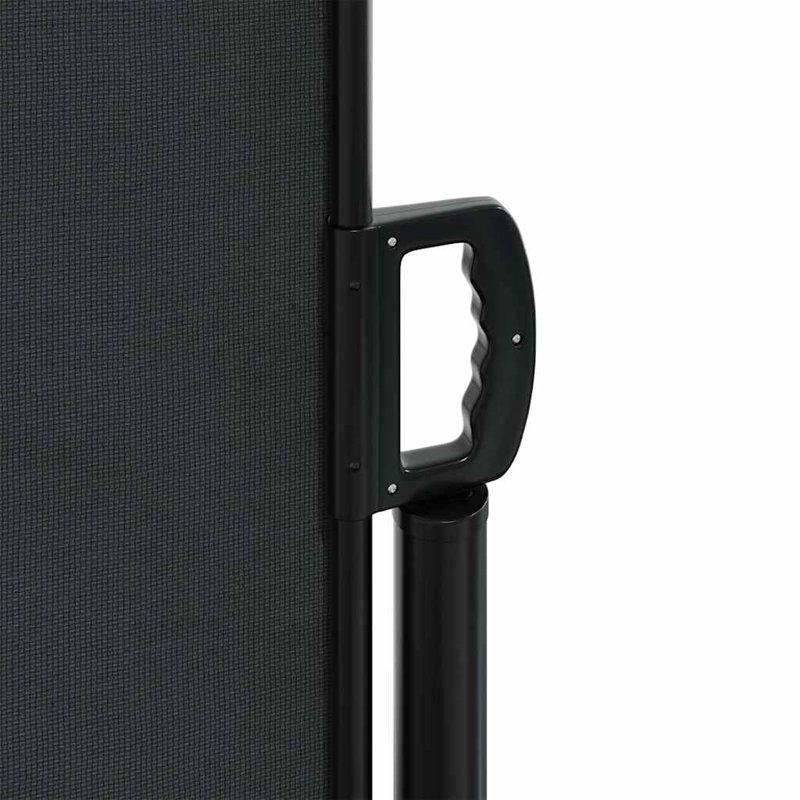 Auvent latéral rétractable Vidaxl, H 70,9 po x l 118,1 po, Noir