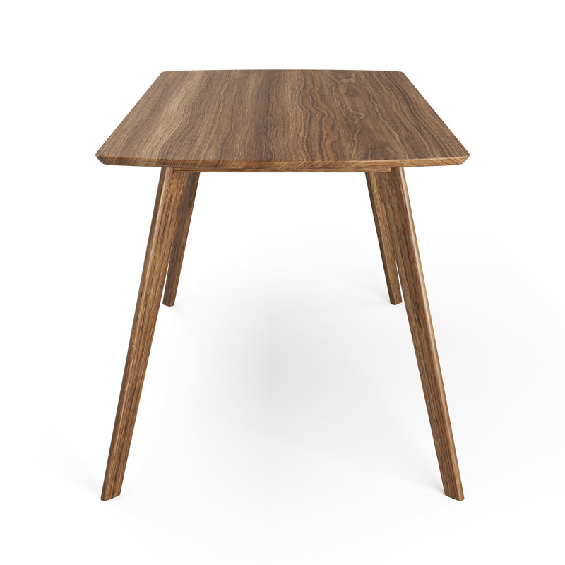 Table de salle à manger rectangulaire Drae, Chêne rose