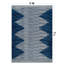 Tapis intérieur / extérieur à motif géométrique bleu marine / bleu intérieur / extérieur-1967486819