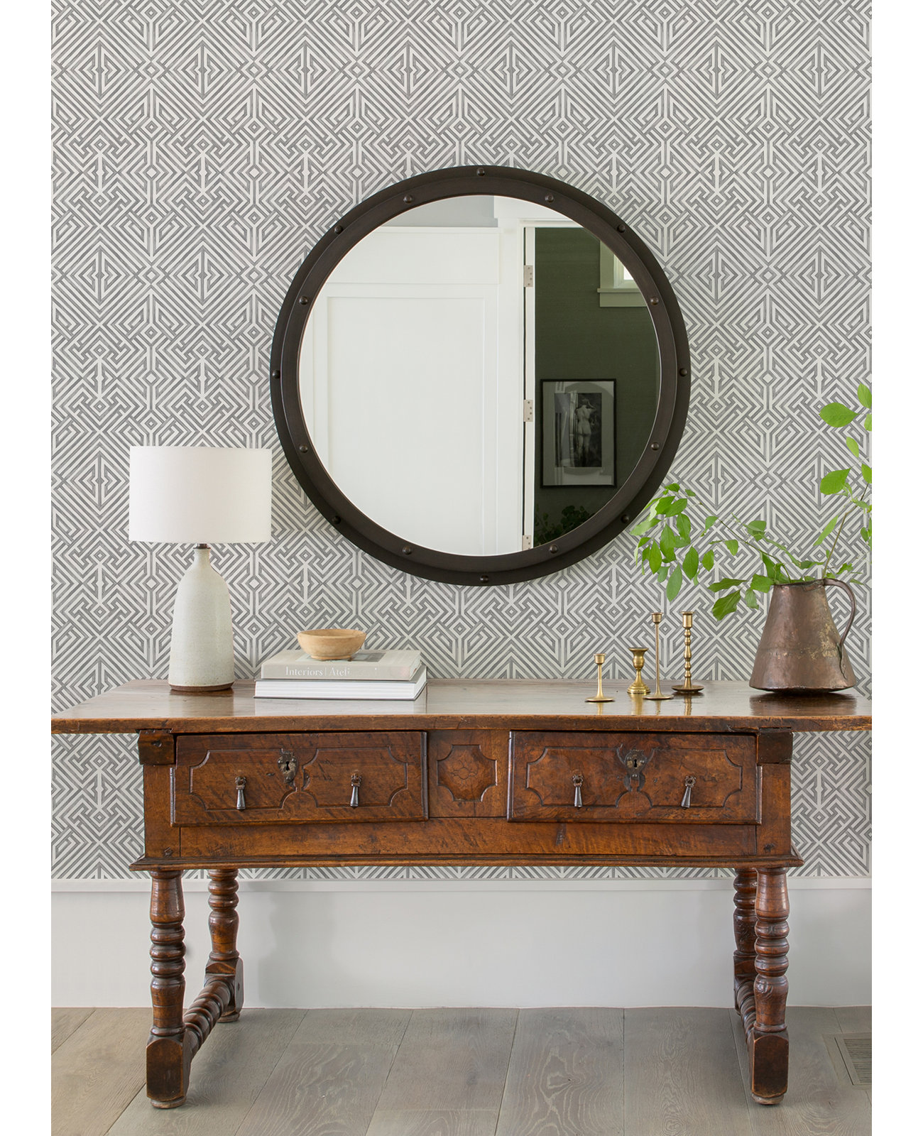 Shauni Wallpaper Double Roll, Gray