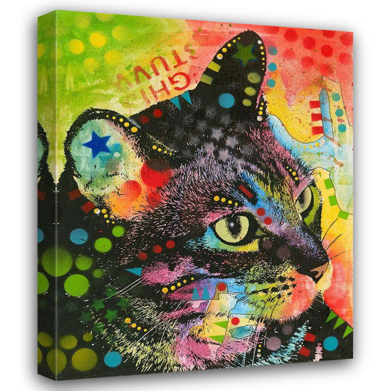 Art sur toile tendue de la collection Astoria Grand Dean Russo, "What Was That", H 44 po x l 36 po