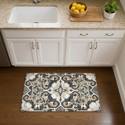 Premium Machine Washable Ralston AMF1947 Global Rug