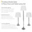 Ensemble de lampes de table et de plancher 3 pièces Modern Splendor