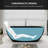 67'' x 30'' Freestanding Bathtub Stone Resin Solid Surface Deep Soaking Tub-106949077