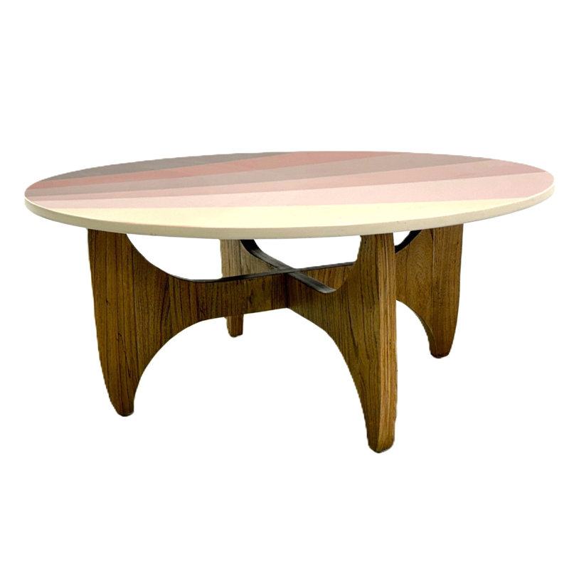 Sanborn Coffee Table, Pink/Brown