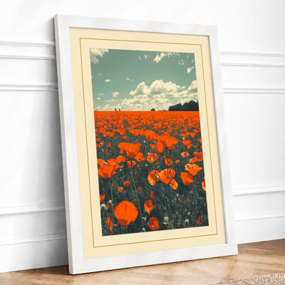 Wildflower Fields At Dusk Rustic - Print