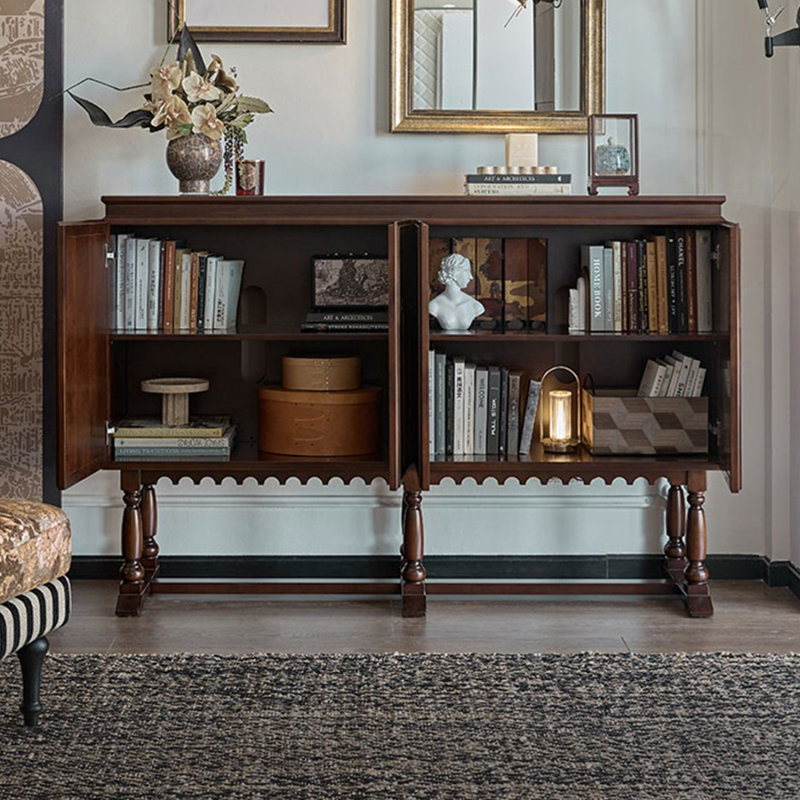 Dark Walnut Solid + Manufactured Wood Sideboard