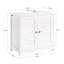 Lyonsdale 60cm Single Bathroom Vanity Base Only in White