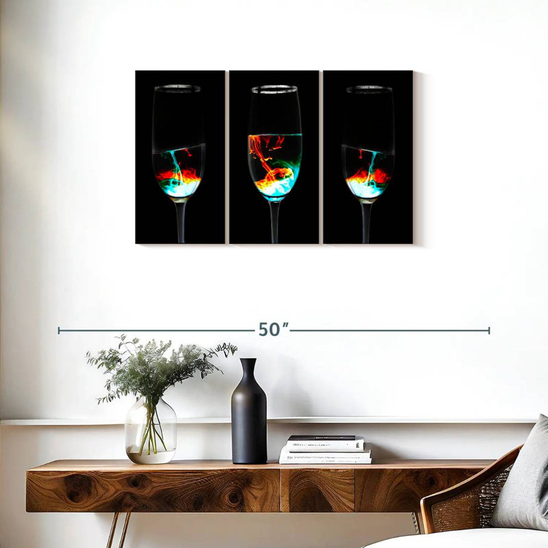 Yarlin Glowing Drinks, 20" H x 33" W
