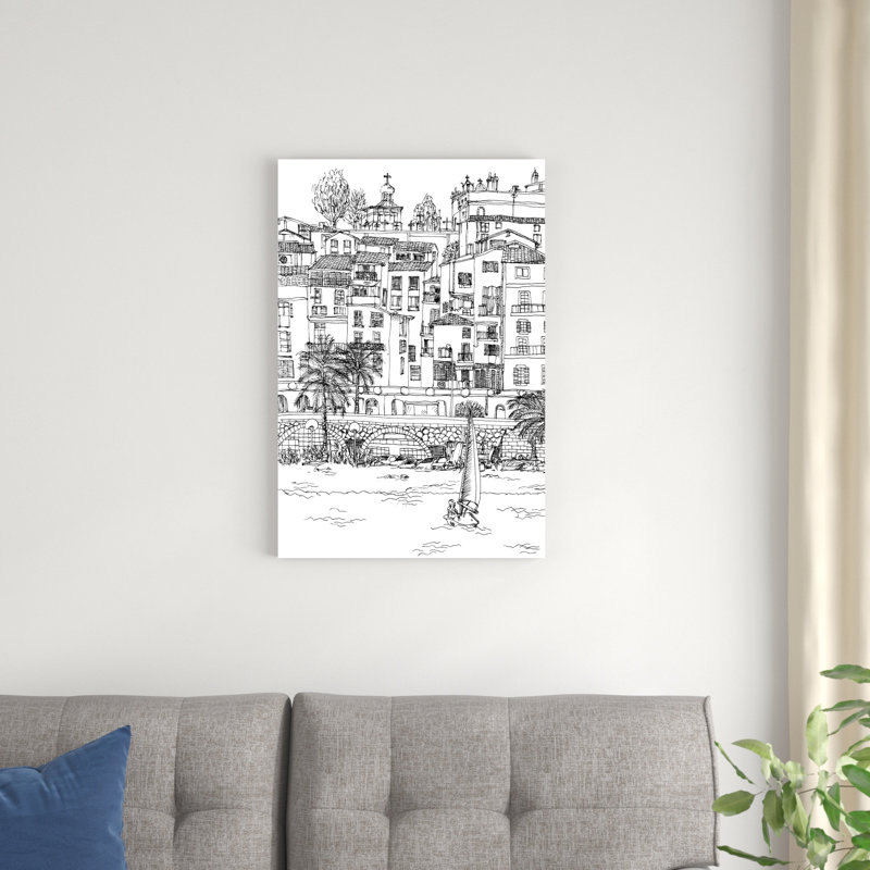 B&W City Scene V, H 30 po x l 20 po x P 1,25 po